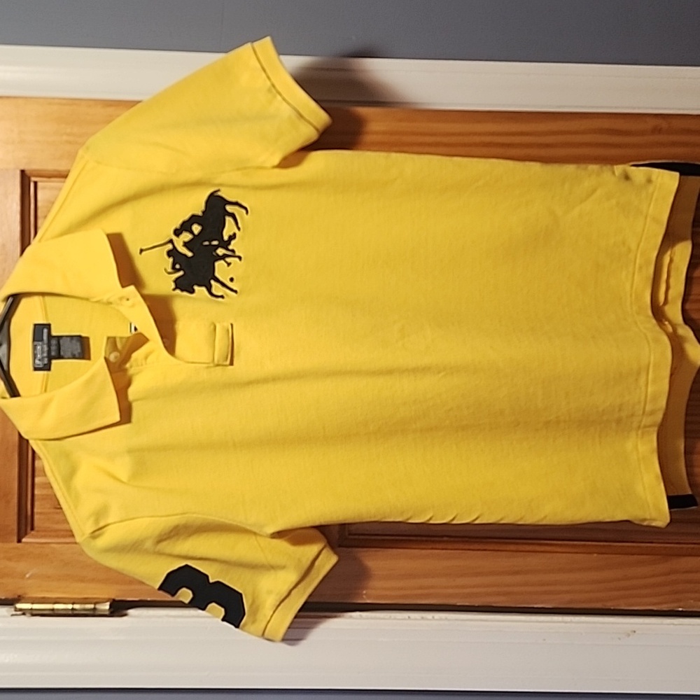Polo Ralph Lauren boys Polo shirt Medium 10-12 Yellow